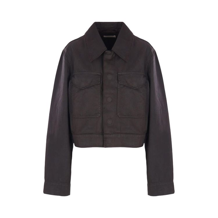 

Куртка Lemaire Two Pocket Cropped Jacket 'Dark Chocolate', коричневый