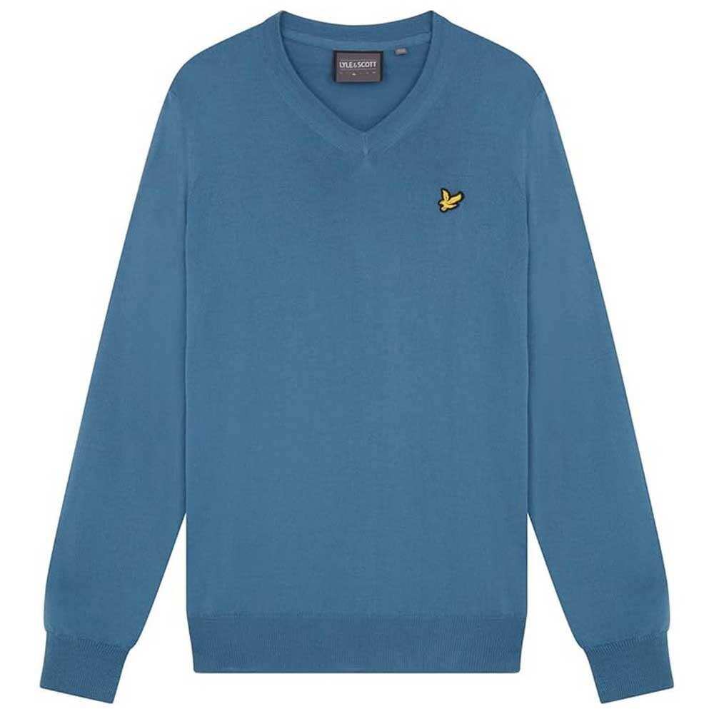 

Свитер Lyle & Scott V Neck, синий