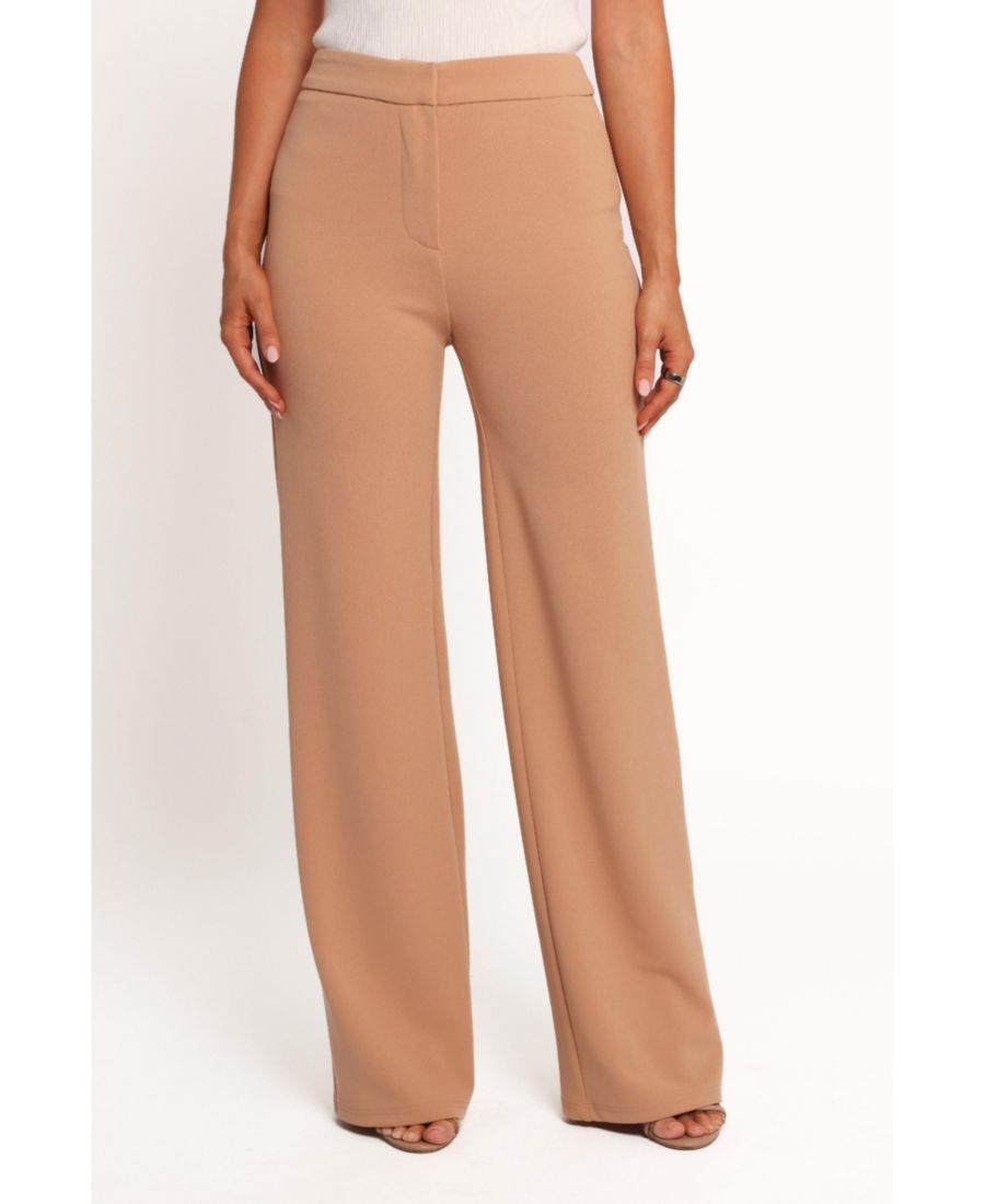 

Женские трикотажные брюки Liora с плоским передом Petal and Pup, Brown