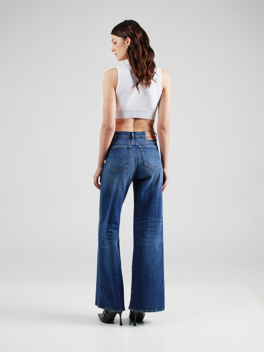 Джинсы DIESEL Wide leg Jeans 1978 D-AKEMI, цвет blue denim/dark blue — фото 4