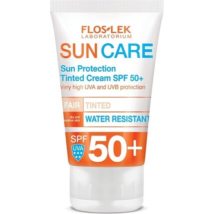 

Тональный крем для лица Spf 50+ 50мл - уменьшает видимость недостатков кожи для сухой и чувствительной кожи, Floslek