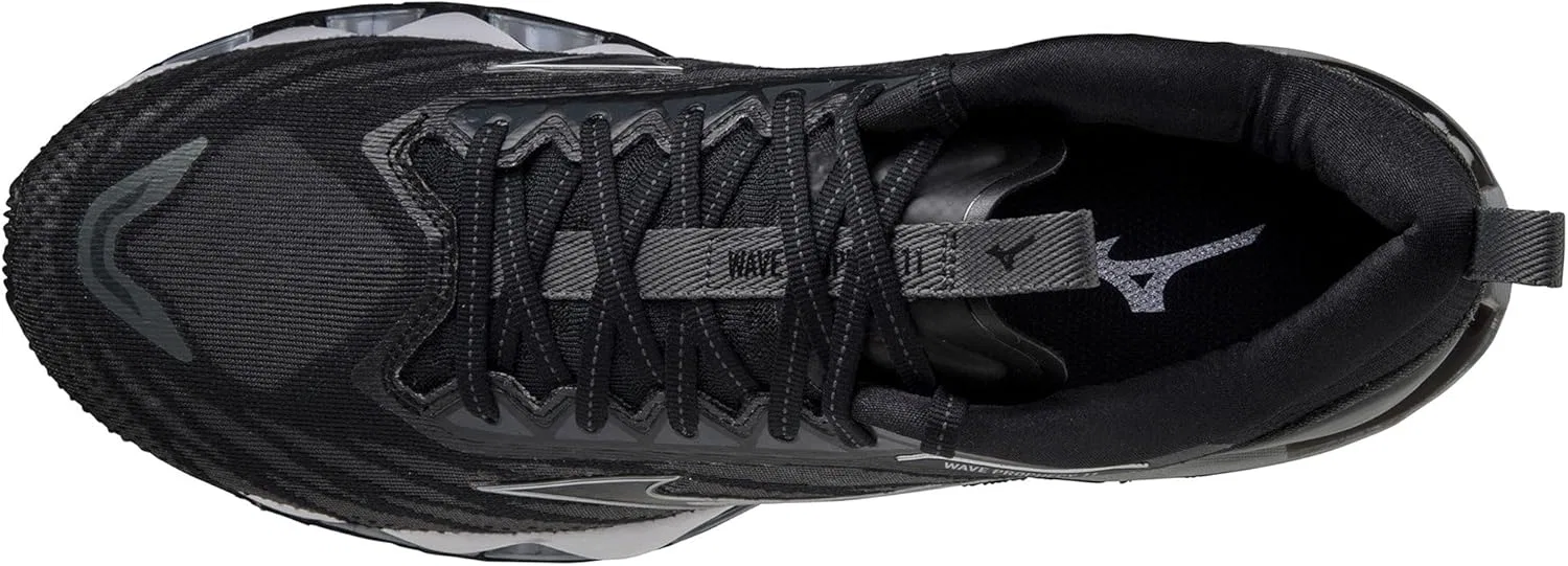 Кроссовки Mizuno Unisex Welle Prophecy 11 для бега, Dark Shadow Silver Black — фото 4