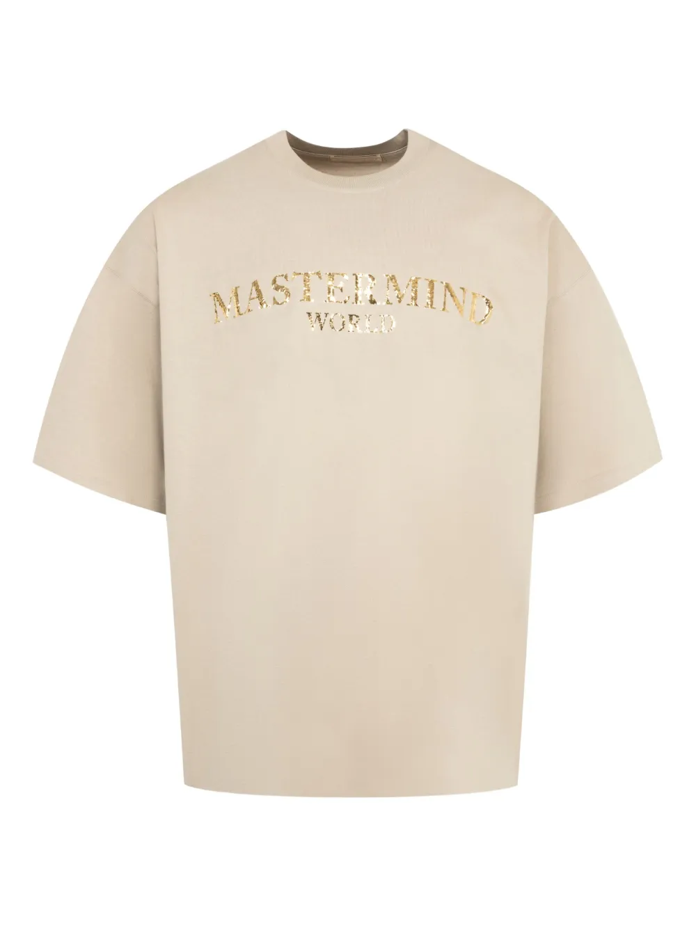 

Футболка с зеркальным логотипом Mastermind World, нейтральный