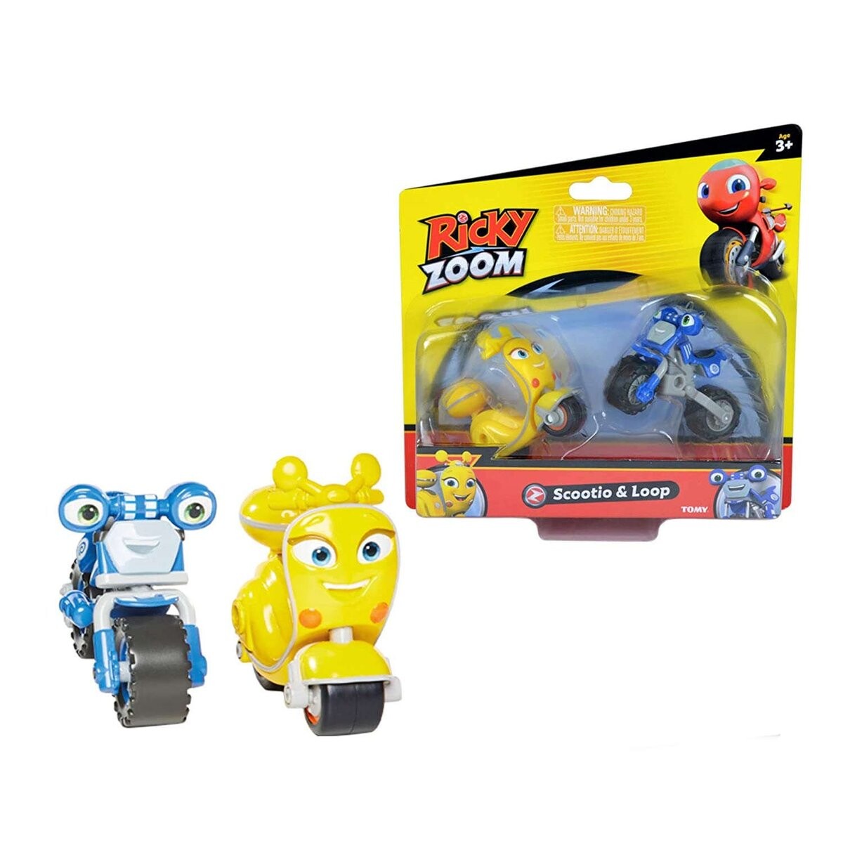 

Коллекционные фигурки Ricky Zoom, Scootio и Loop Motorcycles