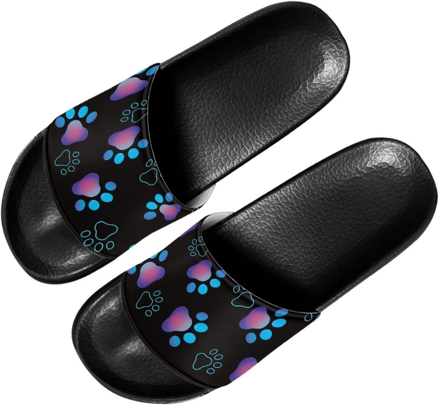 

Шлепанцы Cugasmaru для женщин и мужчин с оригинальным рисунком, открытым носком, мягкой подошвой, удобные домашние и для душа, Cat Paw Print