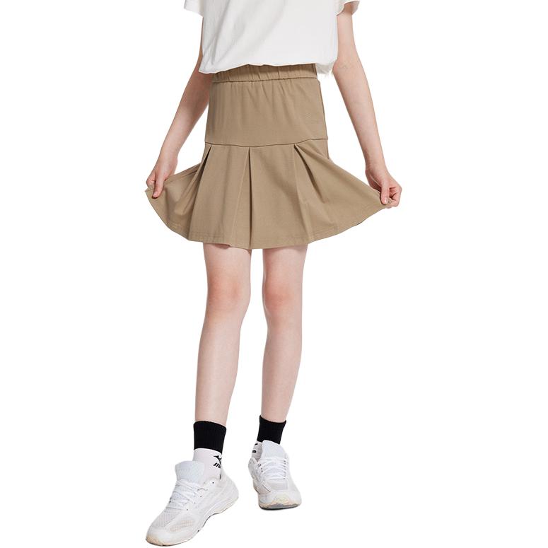 

Однотонная юбка летняя для детей Mizuno, Taupe