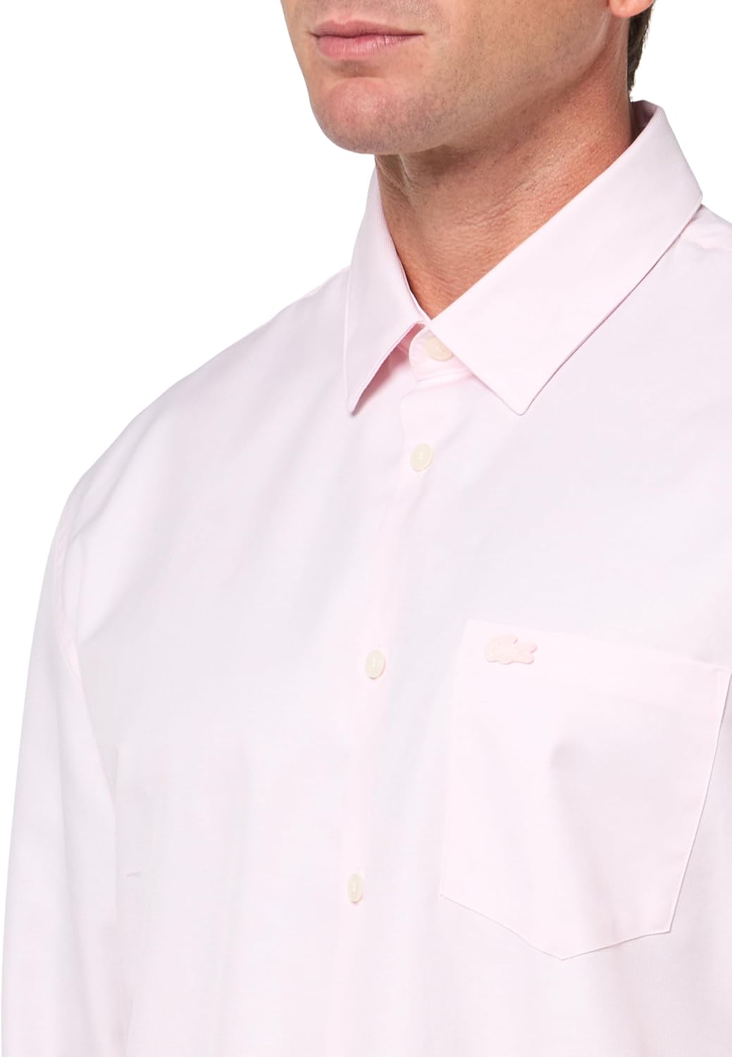 Lacoste мужская рубашка Regular Fit из премиального хлопка, Flamingo — фото 3