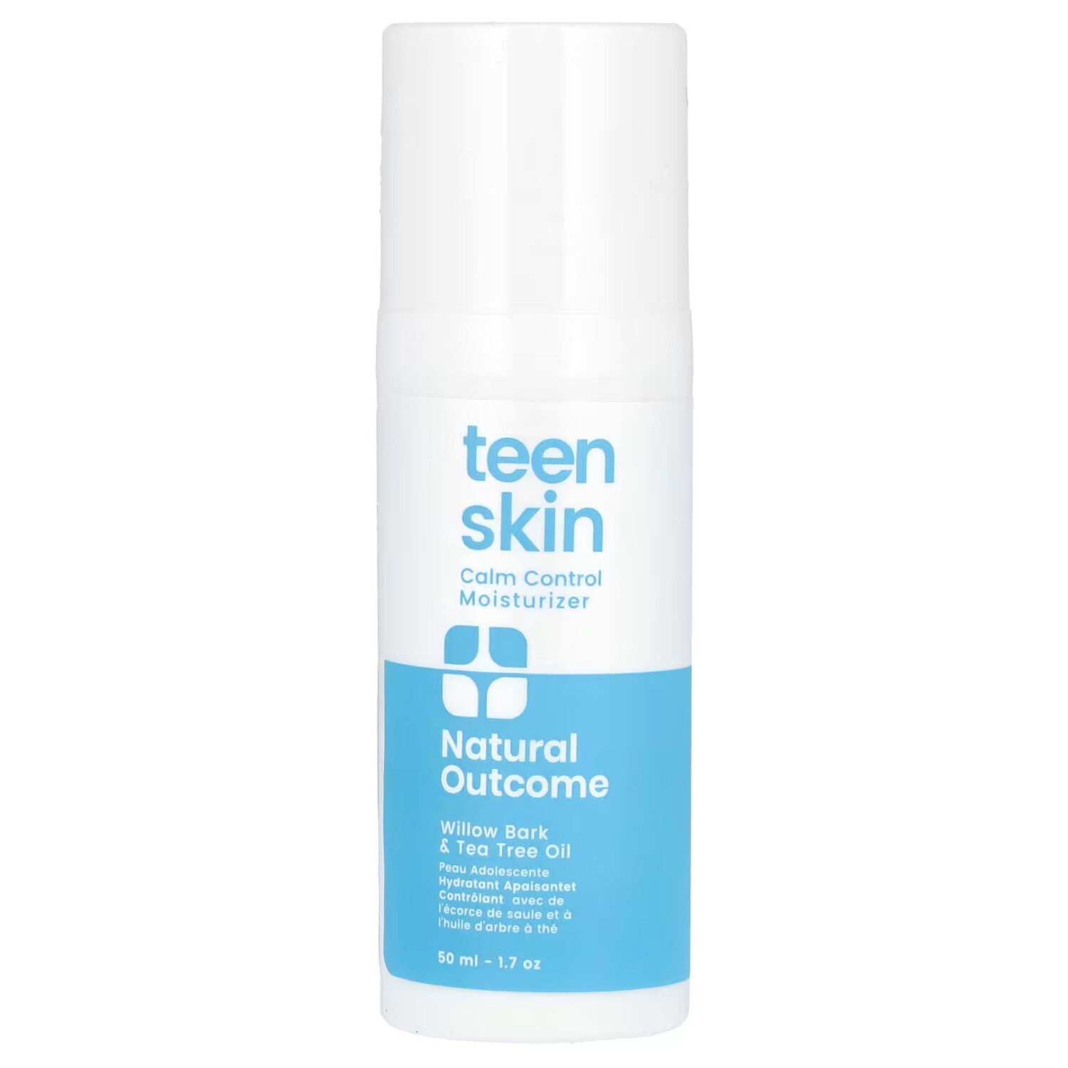 

Teen Skin, Увлажняющий крем для контроля спокойствия, 1,7 унции (50 мл) Natural Outcome