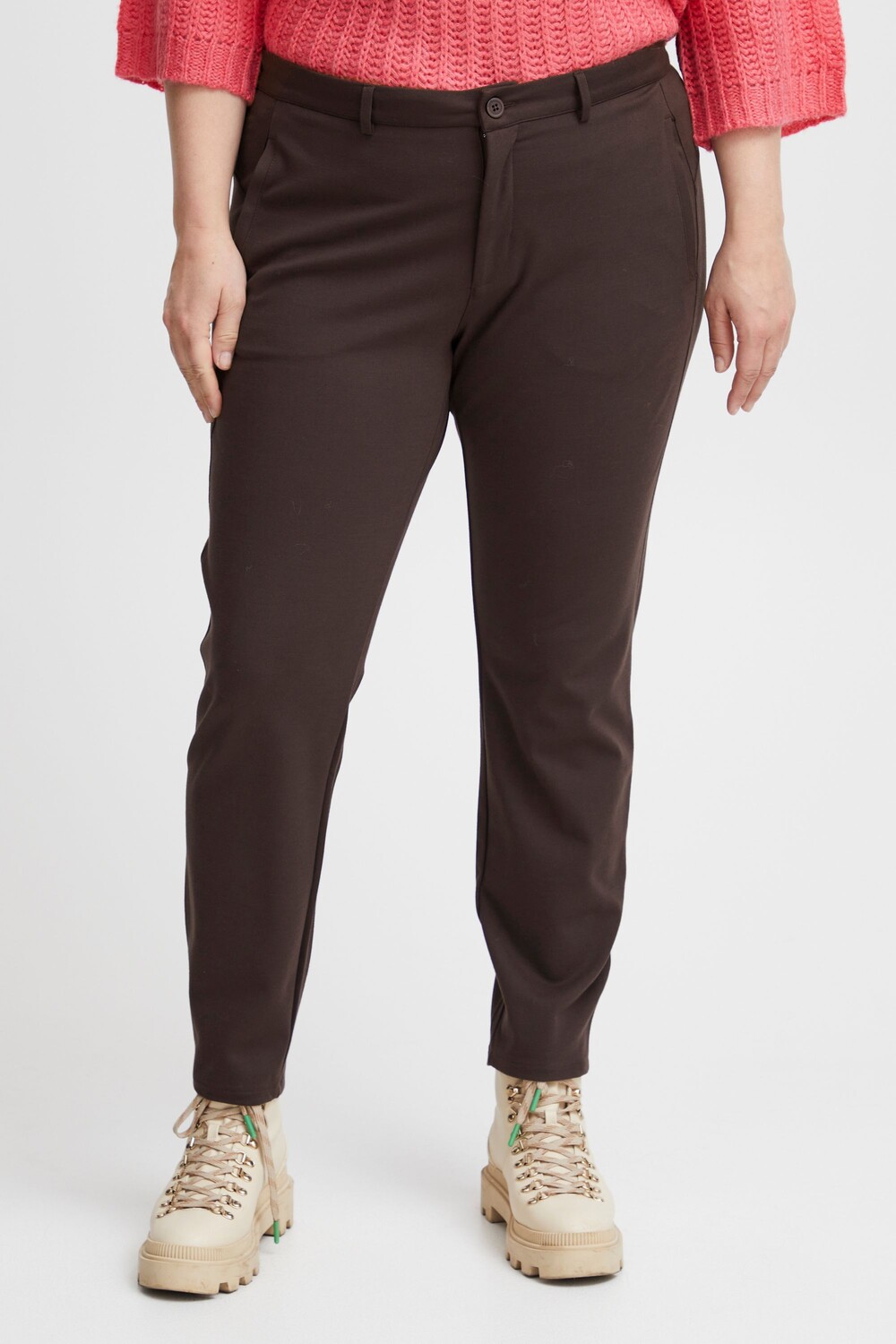 

Брюки Fransa Stoffhose, коричневый