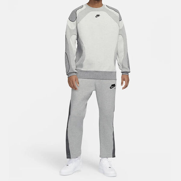 Толстовка sportswear nsw sports round neck pullover gray Nike, серый — фото 3