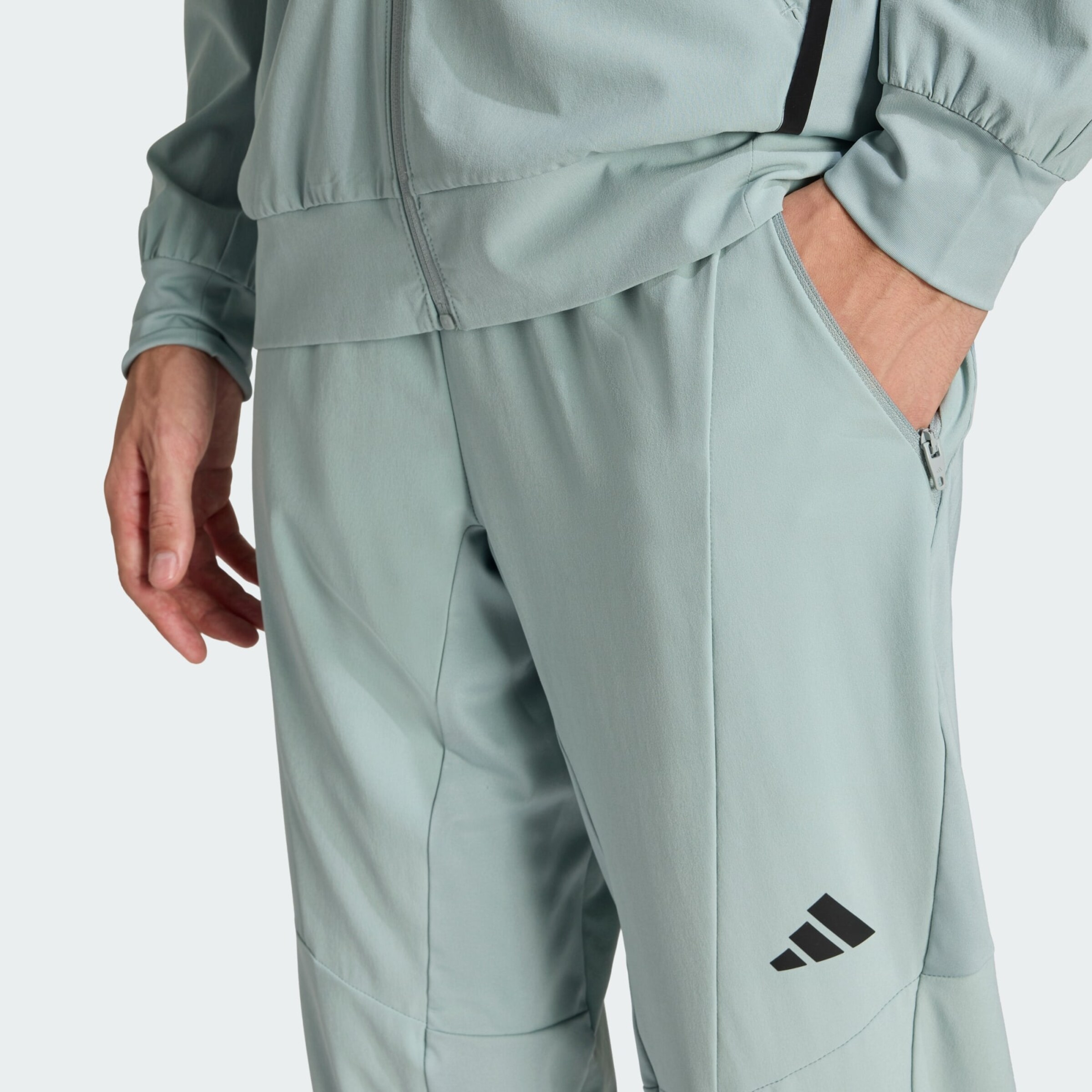 Adidas Performance Штаны для тренировок Regular 'D4T' в цвете Mint — фото 4