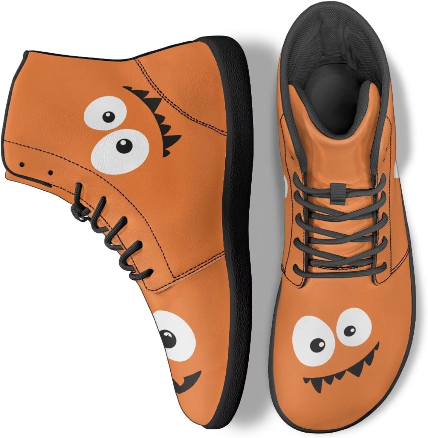 

Женские и мужские высокие кроссовки, модные спортивные кроссовки для ходьбы, бега и путешествий Ecaestolph, оранжевый