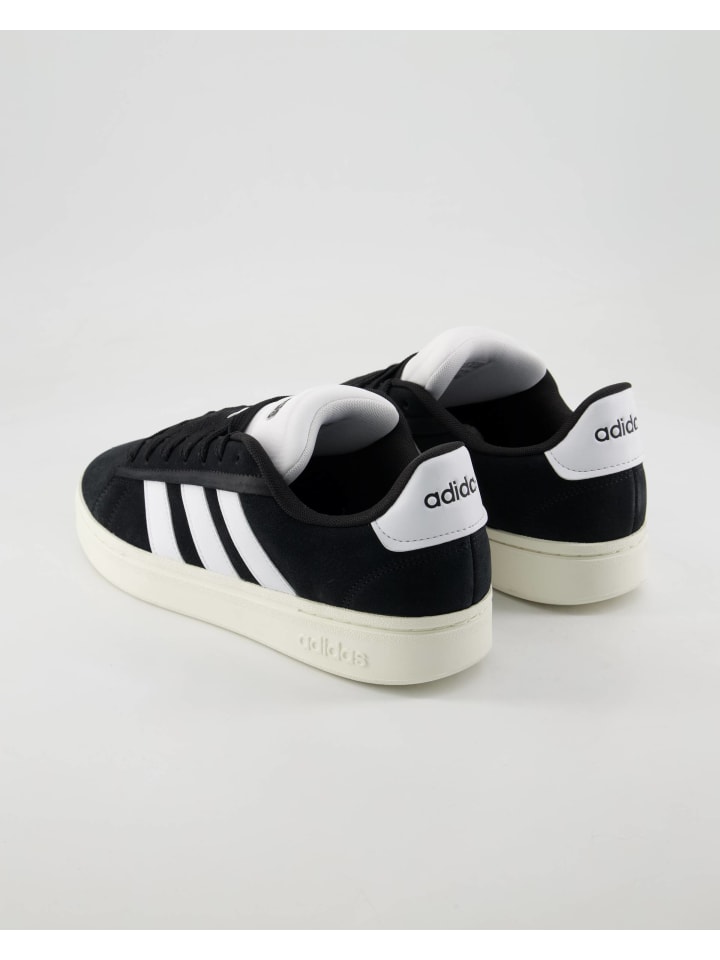 Кроссовки на шнуровке adidas, черный — фото 3