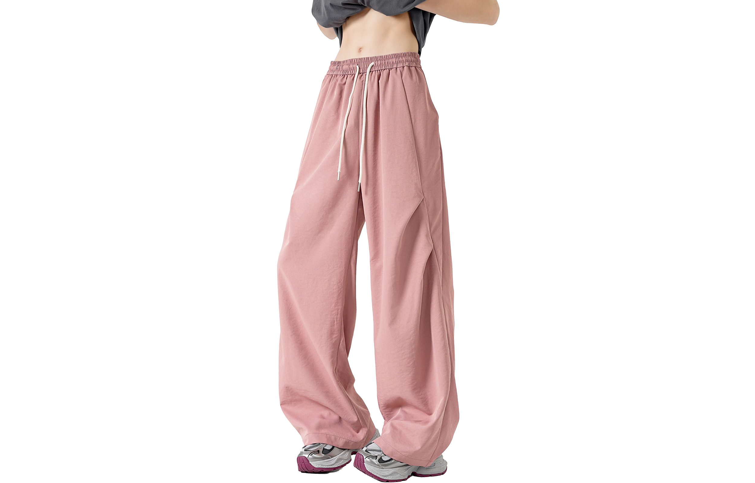 

Брюки Casual Huichao Riding The Wind Collection Unisex WARRIOR, розовый[cool ice silk pants]