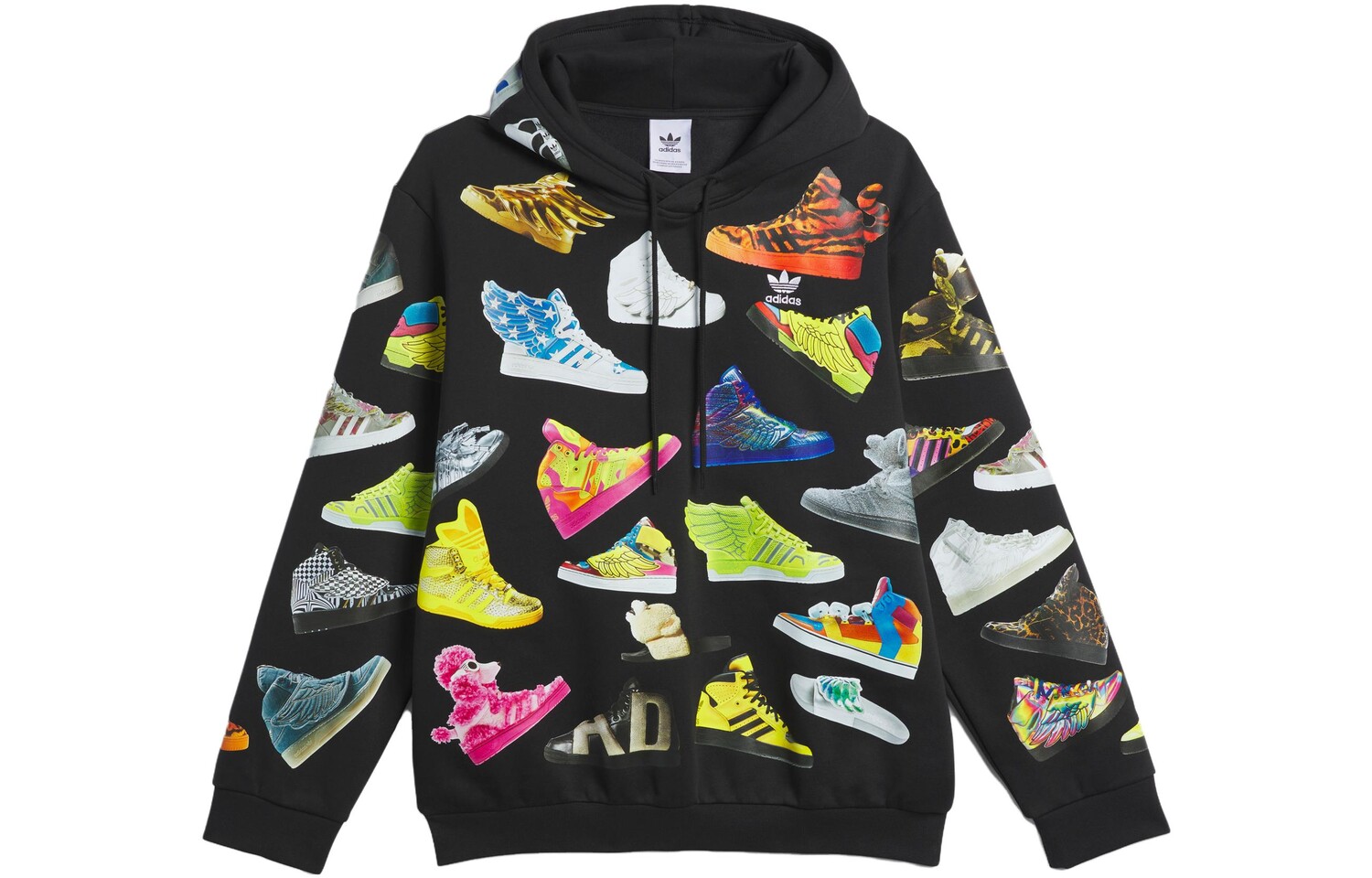 

Толстовка JEREMY SCOTT Collaboration для мужчин, черная Adidas, черный