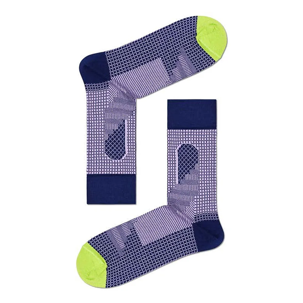 

Носки Happy Dressed Upstairs Crew Purple and Blue long, фиолетовый