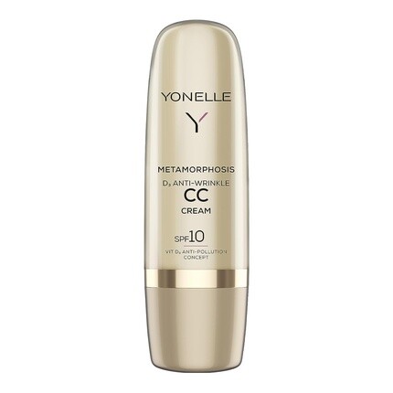 

Yonelle CC Cream Spf10 против морщин CC крем серии Metamorphosis для всех типов кожи тонированный увлажняющий крем с SPF 10 2 нейтральный 50 мл, New1