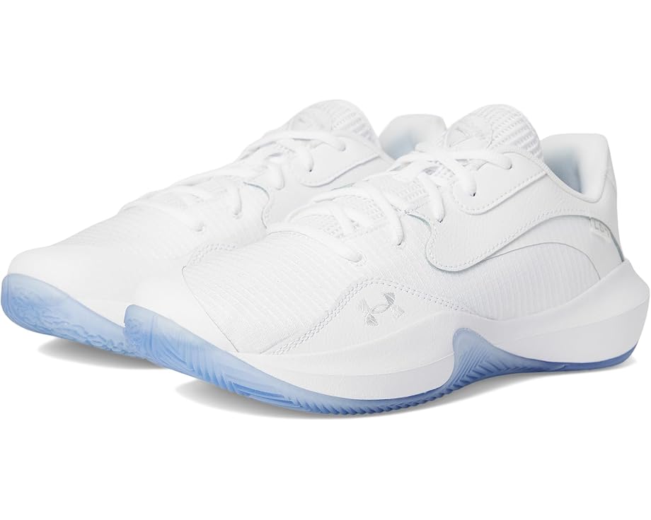 Кроссовки Under Armour Lockdown 7 Low, цвет White/White/Metallic Silver