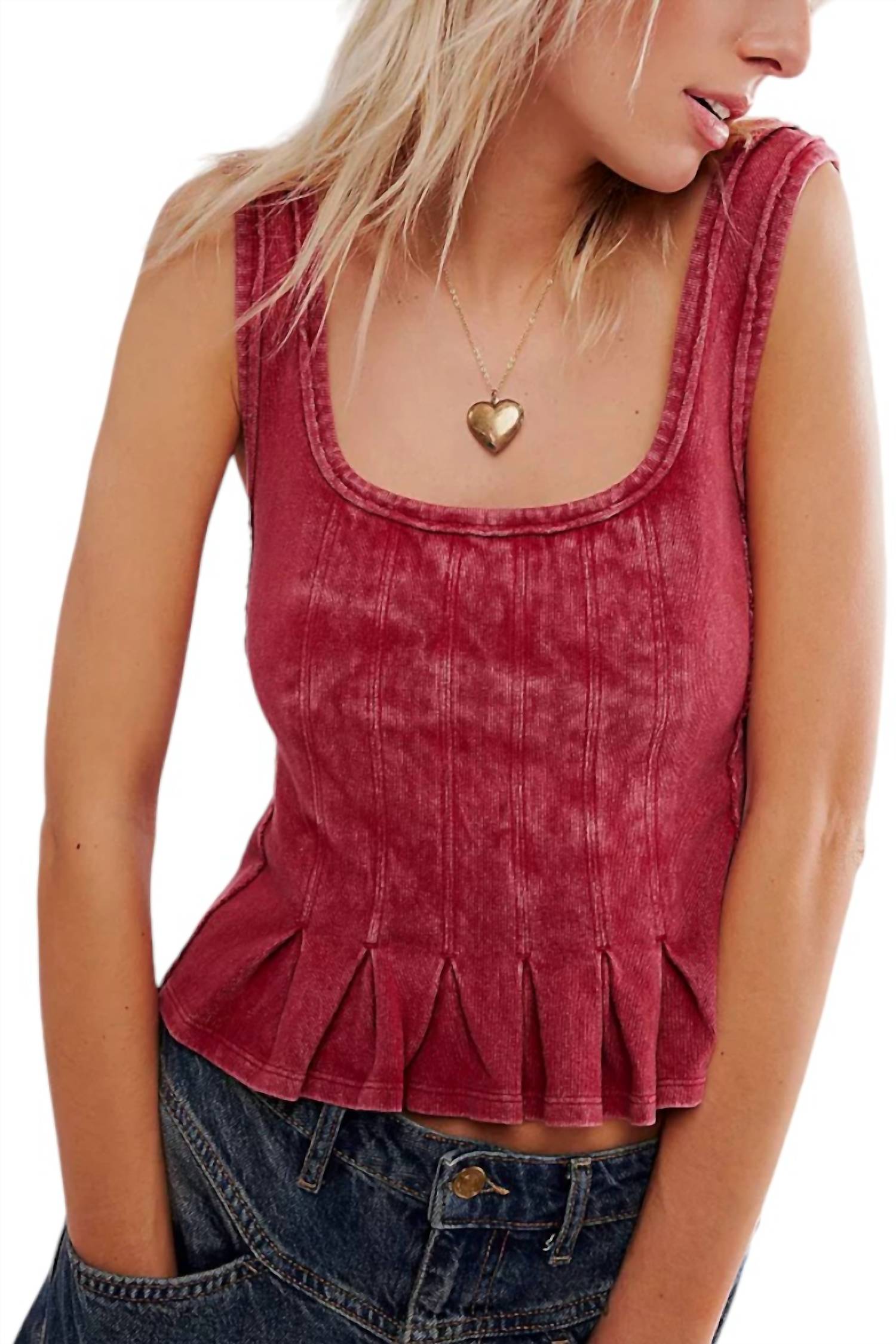

Топ-топ на роликах в цвете Queen Of Hearts Free People