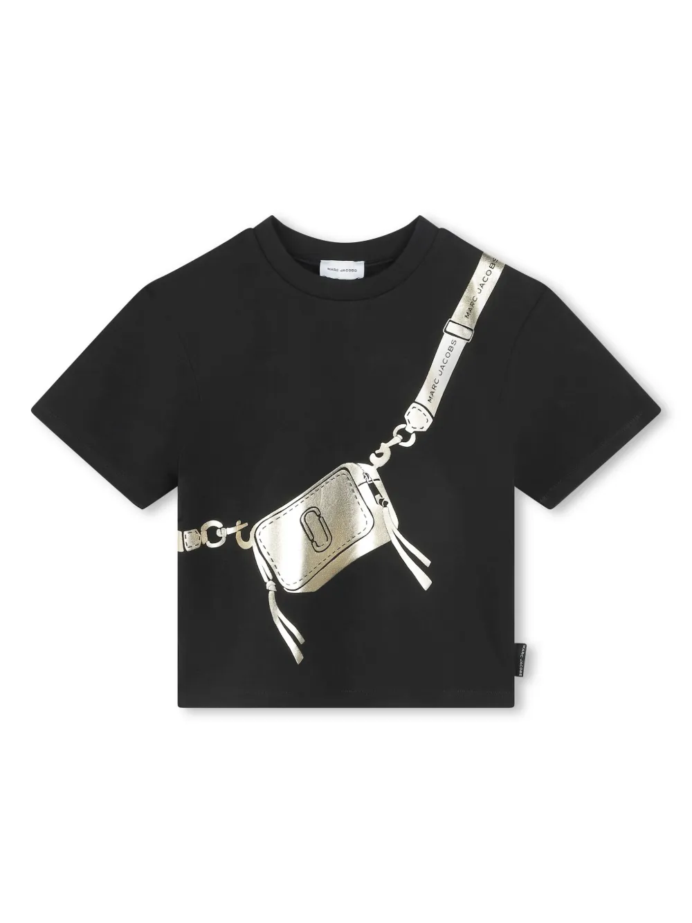 

Футболка с короткими рукавами Marc Jacobs Kids, черный