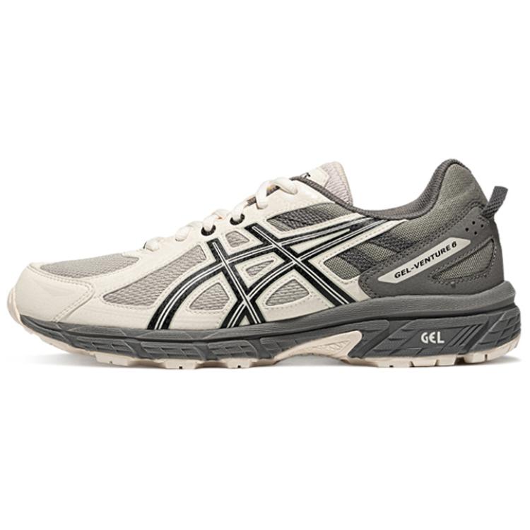 

ASICS Gel-Venture 6 амортизирующие дышащие беговые кроссовки мужские серо-зеленые белые, цвет Gray Green White