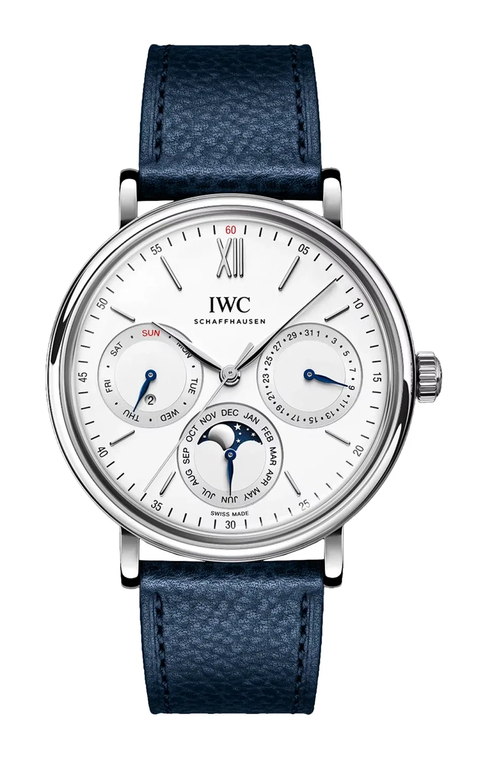 ПОРТОФИНО ВЕЧНЫЙ КАЛЕНДАРЬ 40 - IW344601 IWC SCHAFFHAUSEN, синий