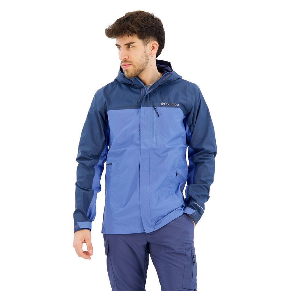 

Куртка Columbia Pouring Adventure™ II Hoodie Rain, синий