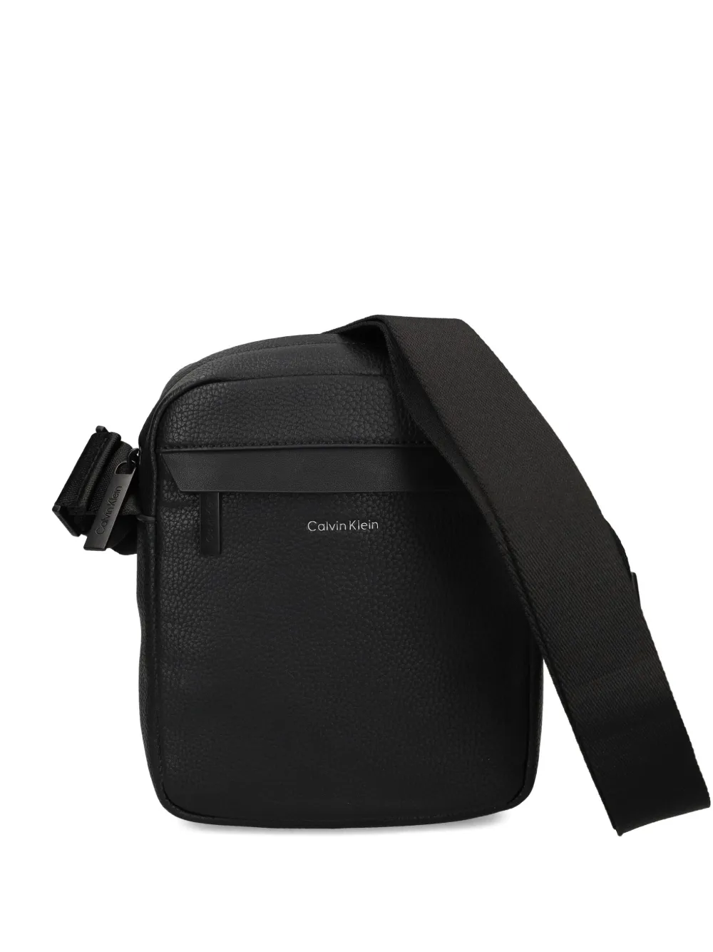 

Фактурная сумка через плечо Calvin Klein, черный