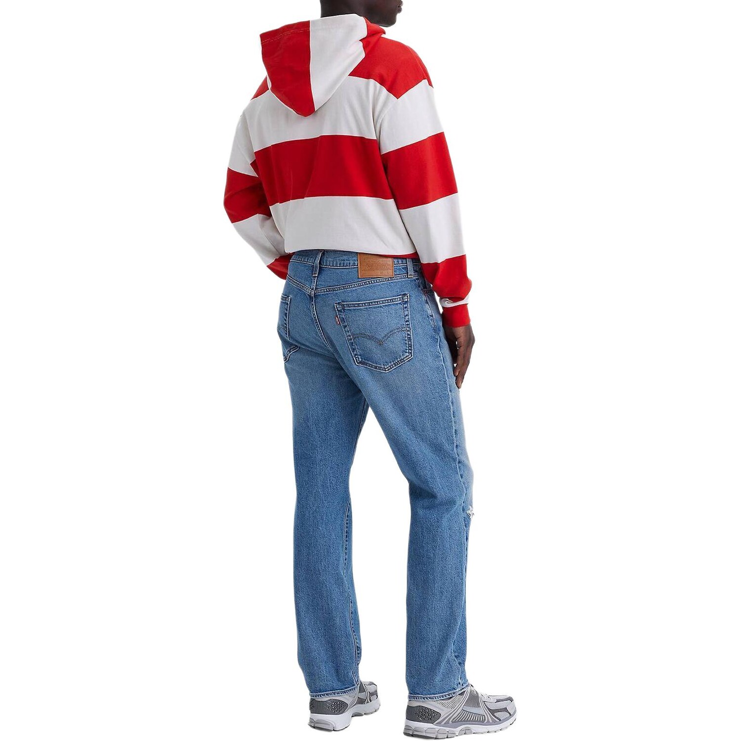 Джинсы унисекс с эффектом потертости синего цвета Levi’S, синий — фото 3