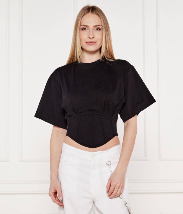 

Блузка ti sento Cropped fit Pinko, черный