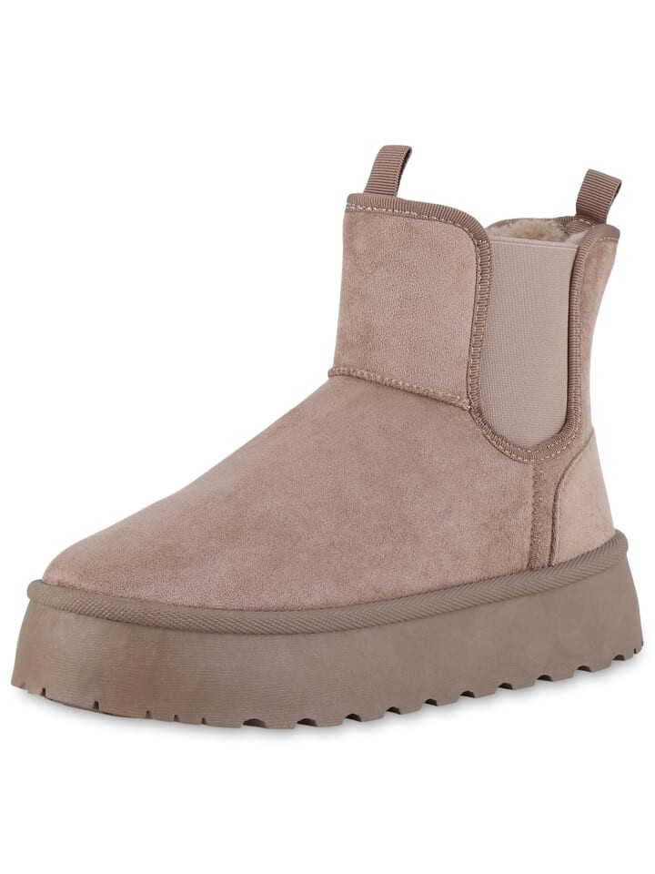 

Ботильоны VAN HILL Plateau Boots Aria, цвет tan