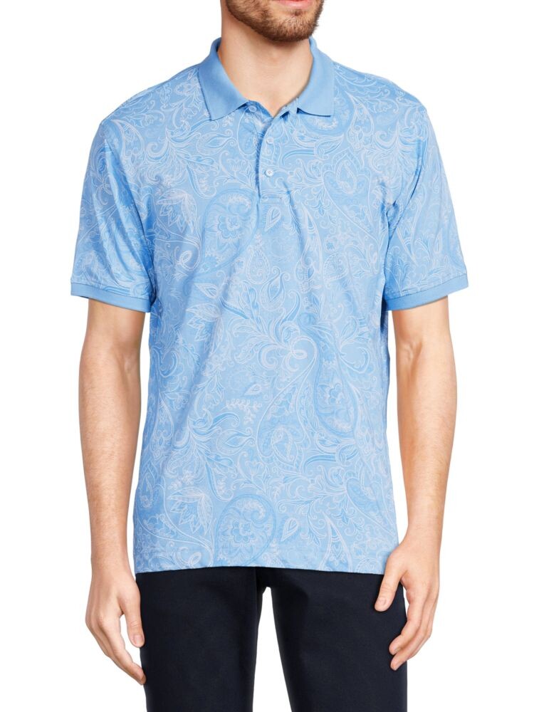 

Поло с принтом Dozer Robert Graham, цвет Light Blue
