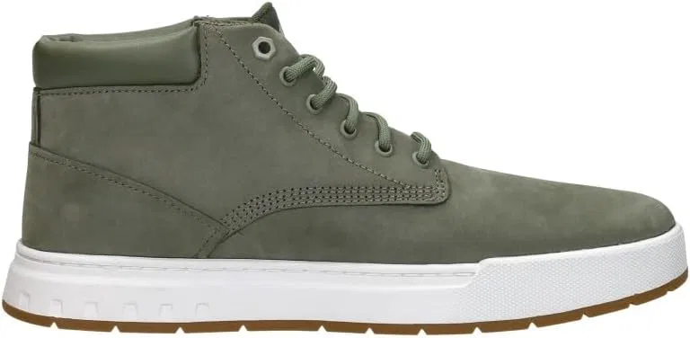 Мужские кожаные ботинки-чукка Timberland Maple Grove на шнуровке, Groen — фото 4