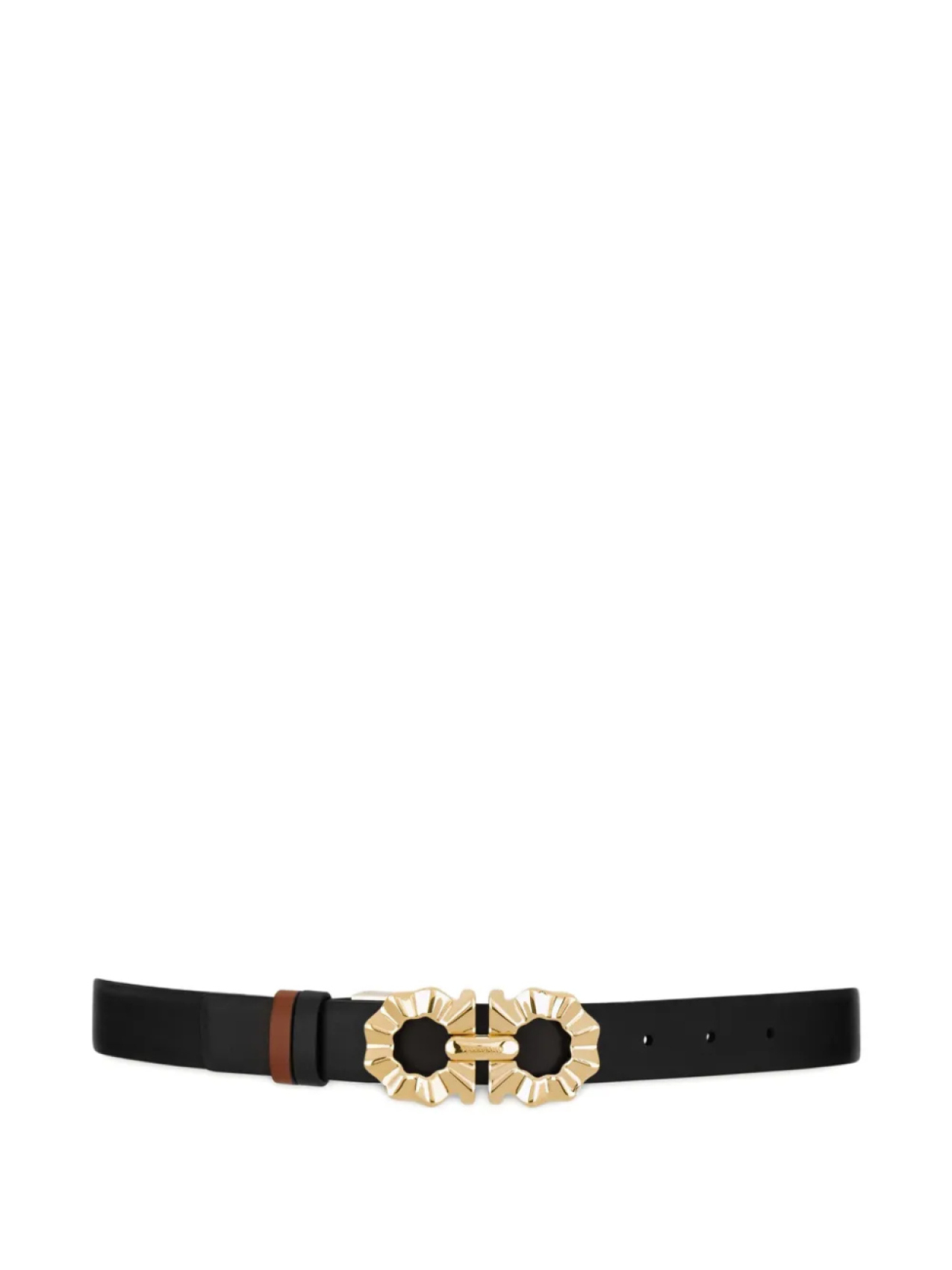 

Ferragamo ремень с пряжкой Gancini, черный
