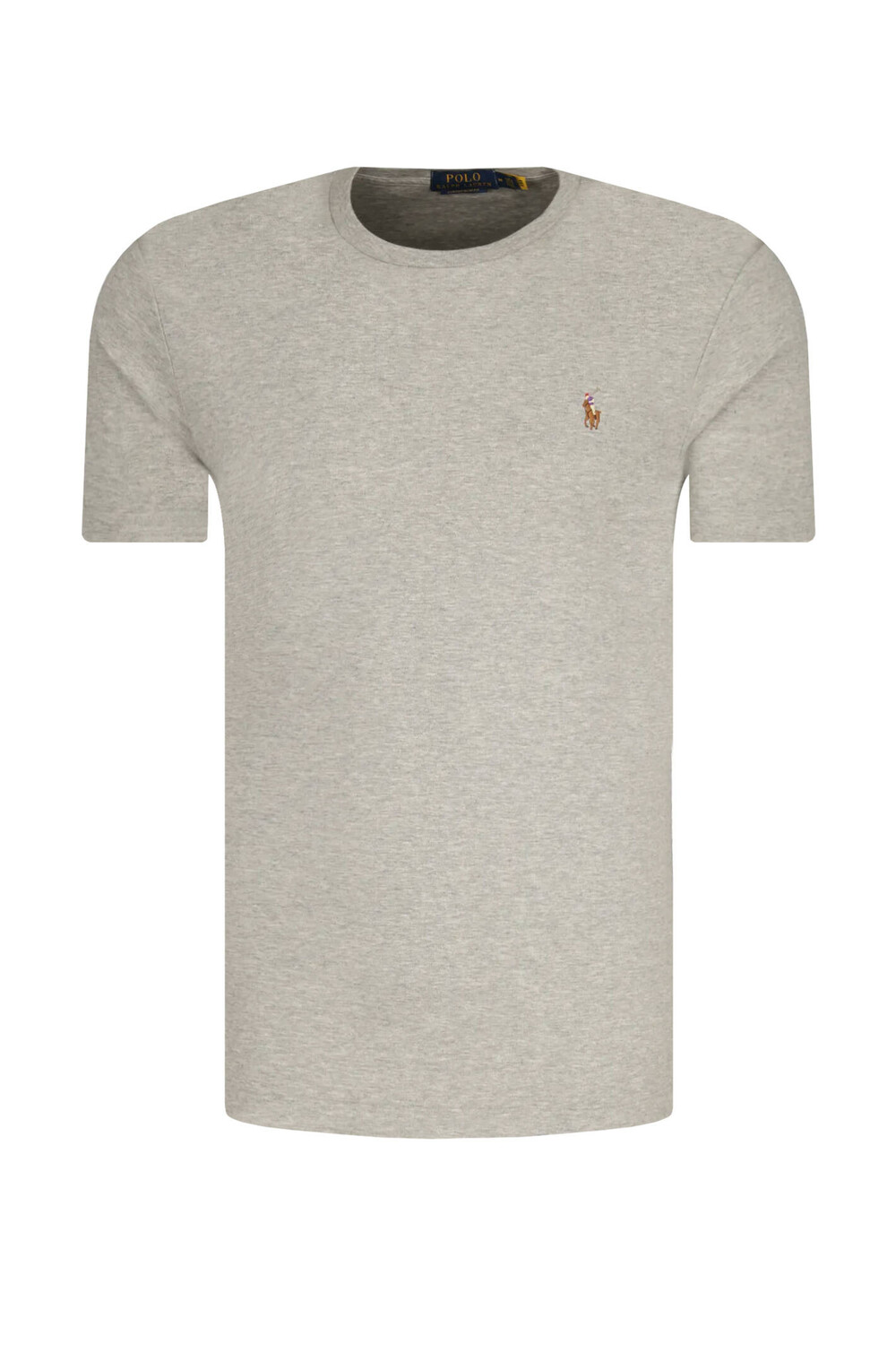 

Футболка POLO RALPH LAUREN custom slim fit, серый