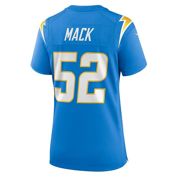 Женская футболка Khalil Mack Powder Blue Los Angeles Chargers Nike — фото 4