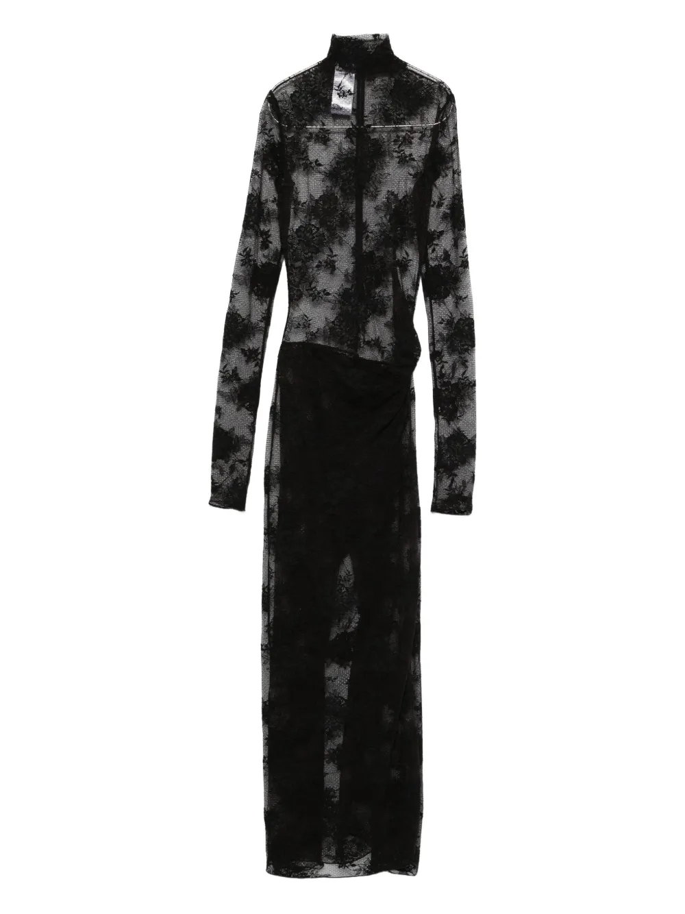 

Кружевное платье с длинными рукавами The Andamane, черный