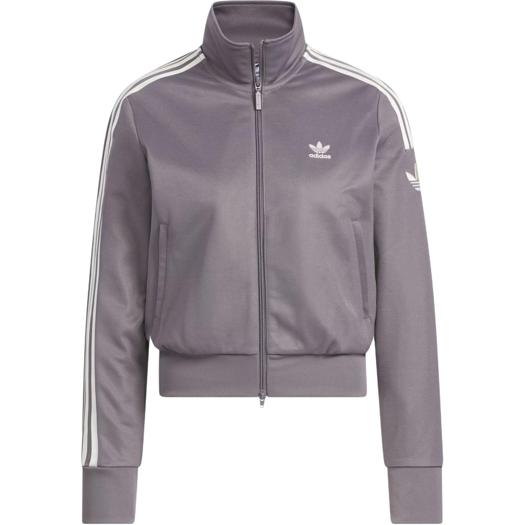 

Adidas Originals Винтажная куртка с трилистником для женщин в сером оттенке, Shadow Trace Gray