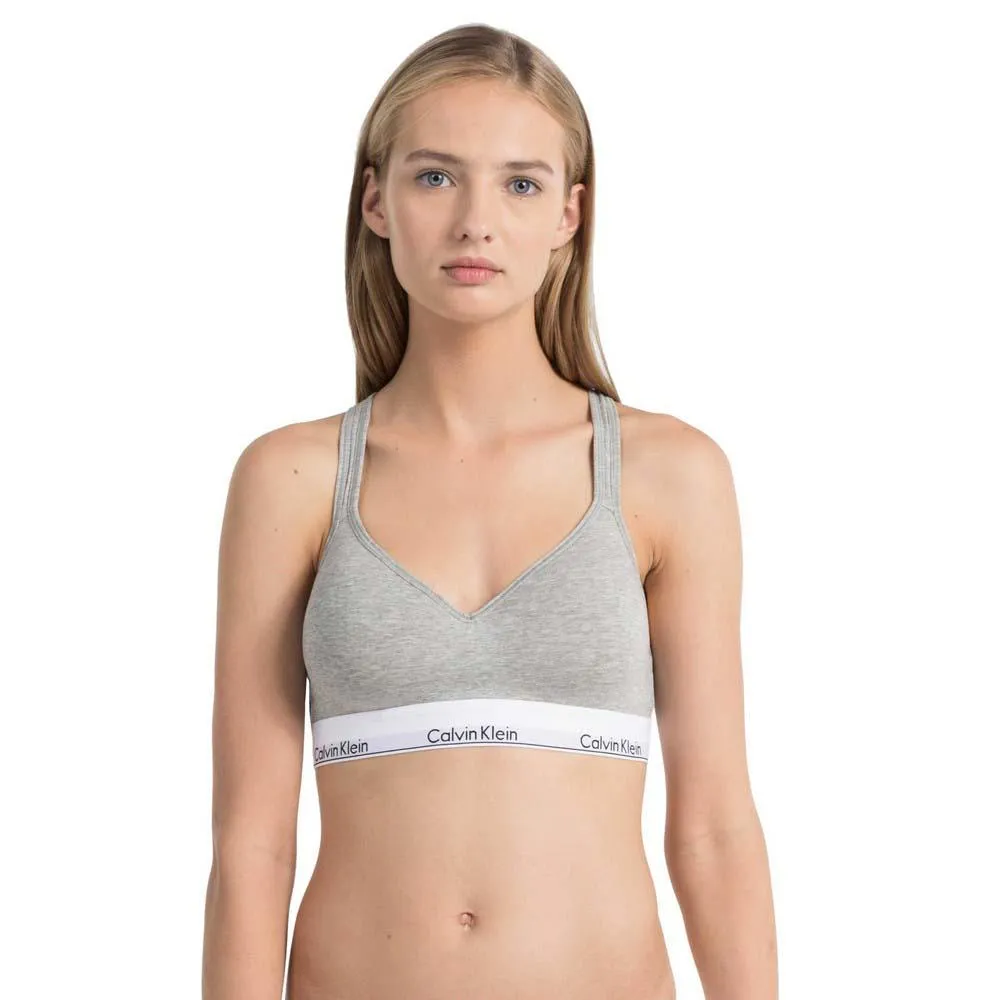 

Бюстгальтер Calvin Klein Modern Cotton lette, серый