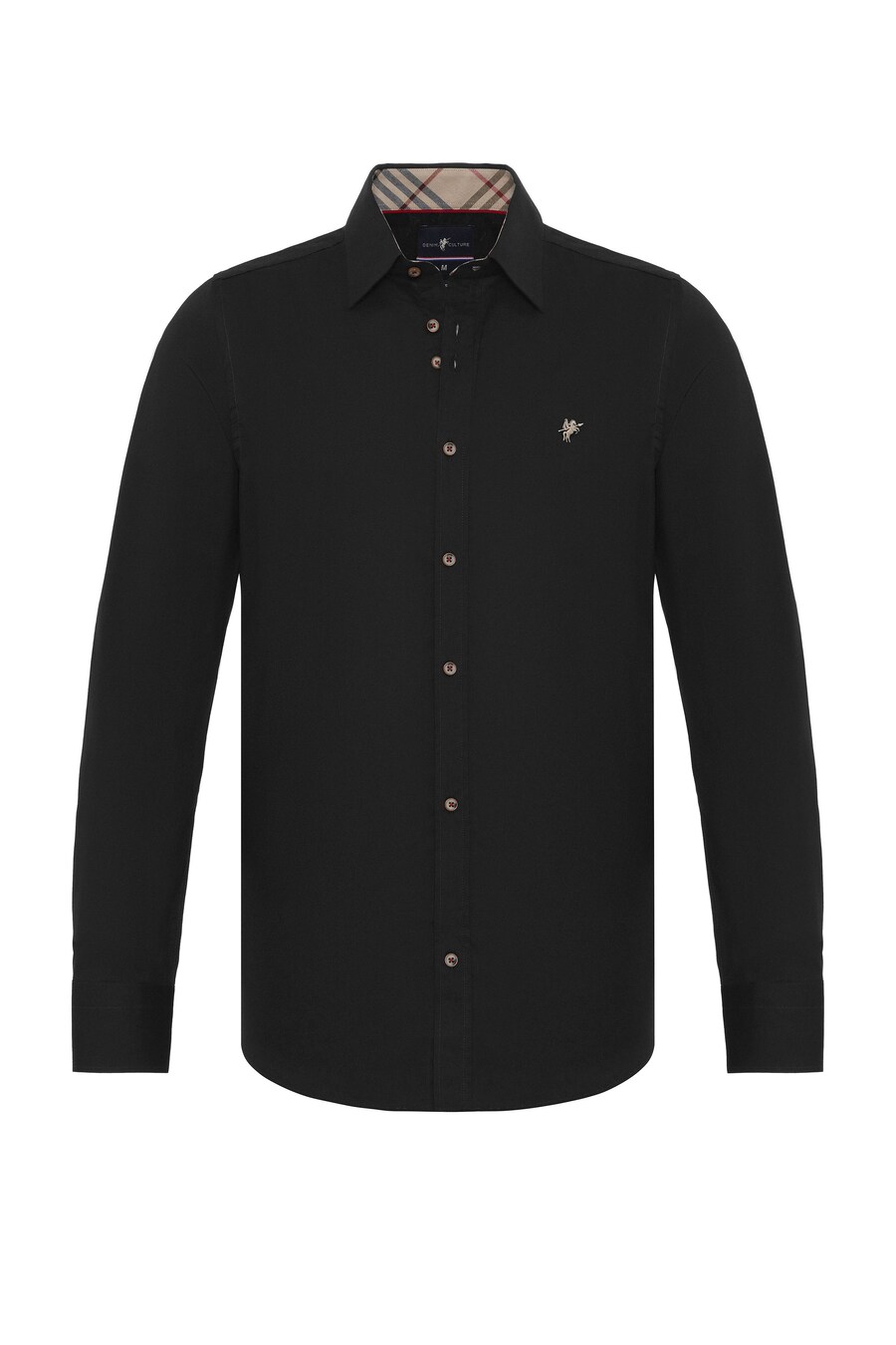 

Повседневная рубашка DENIM CULTURE Regular fit Button Up Shirt FEDERICO, черный