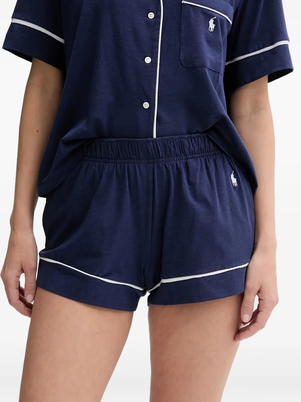 Пижама с окантовкой Polo Ralph Lauren, синий — фото 3