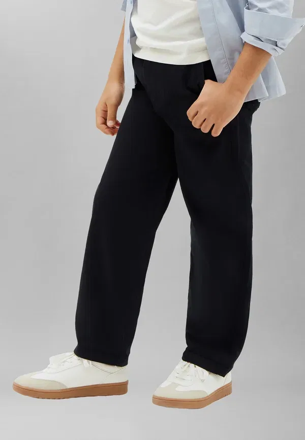 Брюки прямого кроя с текстурой Calvin Klein Jeans, черный
