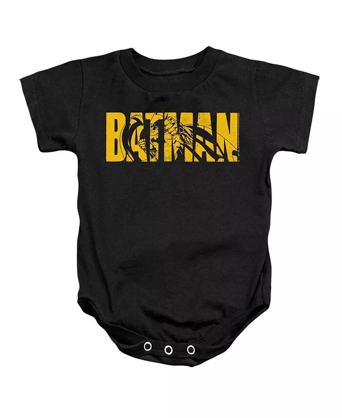

Текст на черном комбинезоне для девочек Baby-Girls Batman, черный