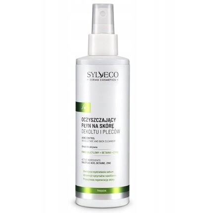 

Dermo Acne Очищающая жидкость для кожи декольте и спины 200 мл Sylveco