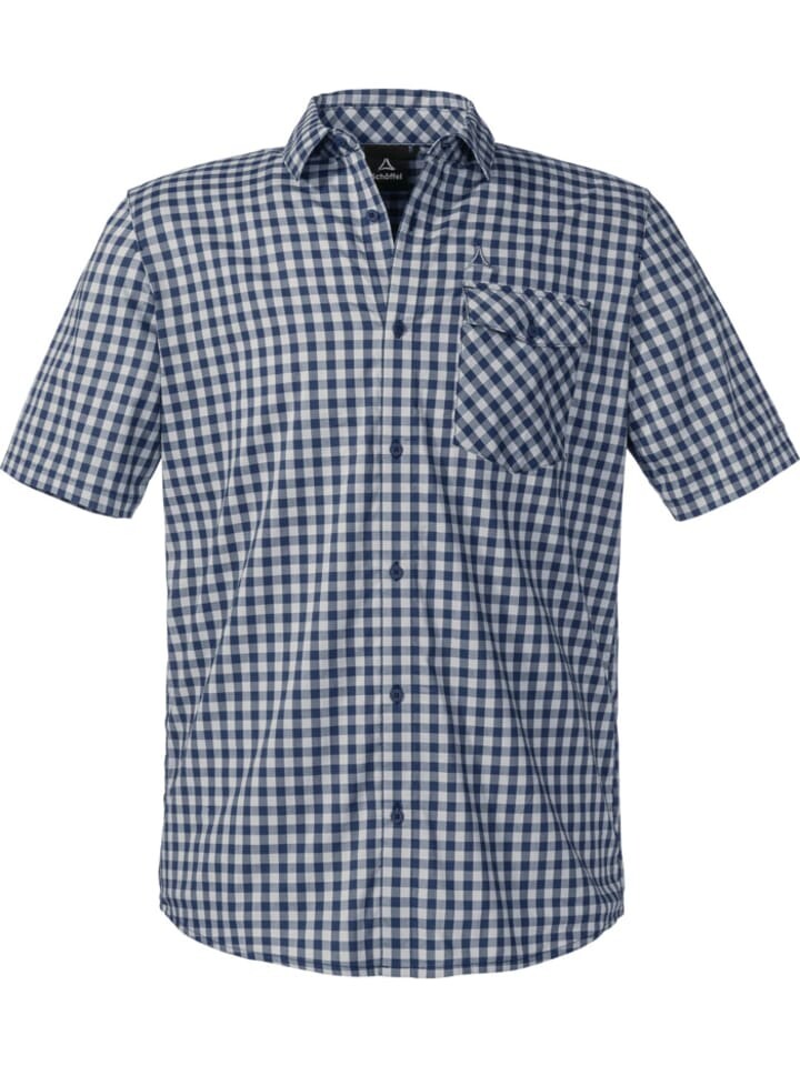 

Рубашка Schöffel Hemd Shirt Trattberg SH M, цвет gray violet