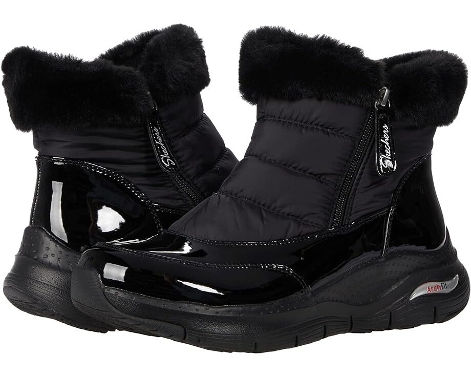 

Ботинки SKECHERS Arch Fit - Cool Puff, цвет Black/Black