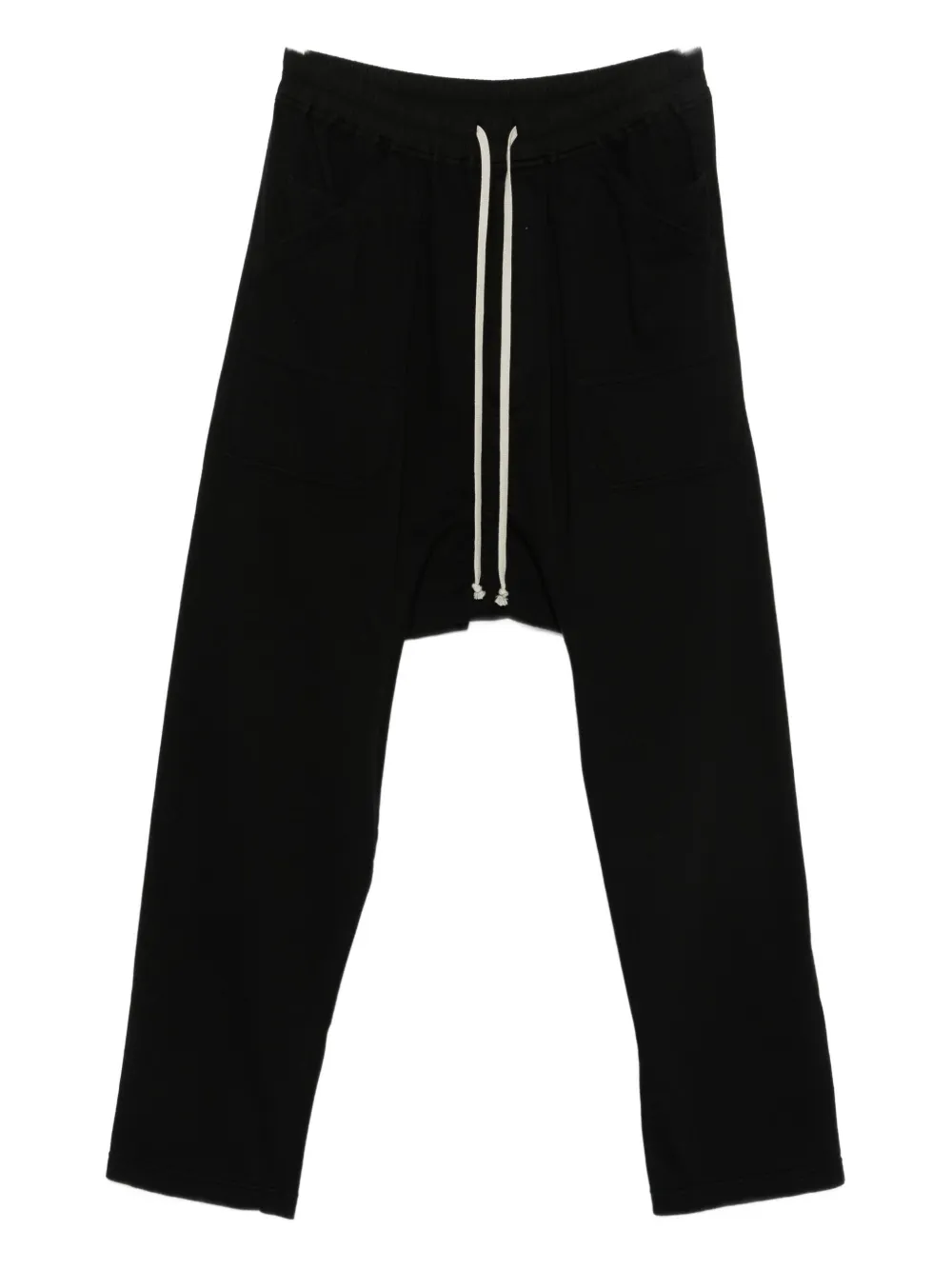 

Брюки с заниженным шаговым швом и завязкой на шнурке Rick Owens DRKSHDW, черный