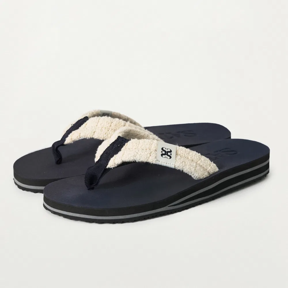 Мужские тёмно-синие вьетнамки Terra Flip Flop от Satur — фото 2