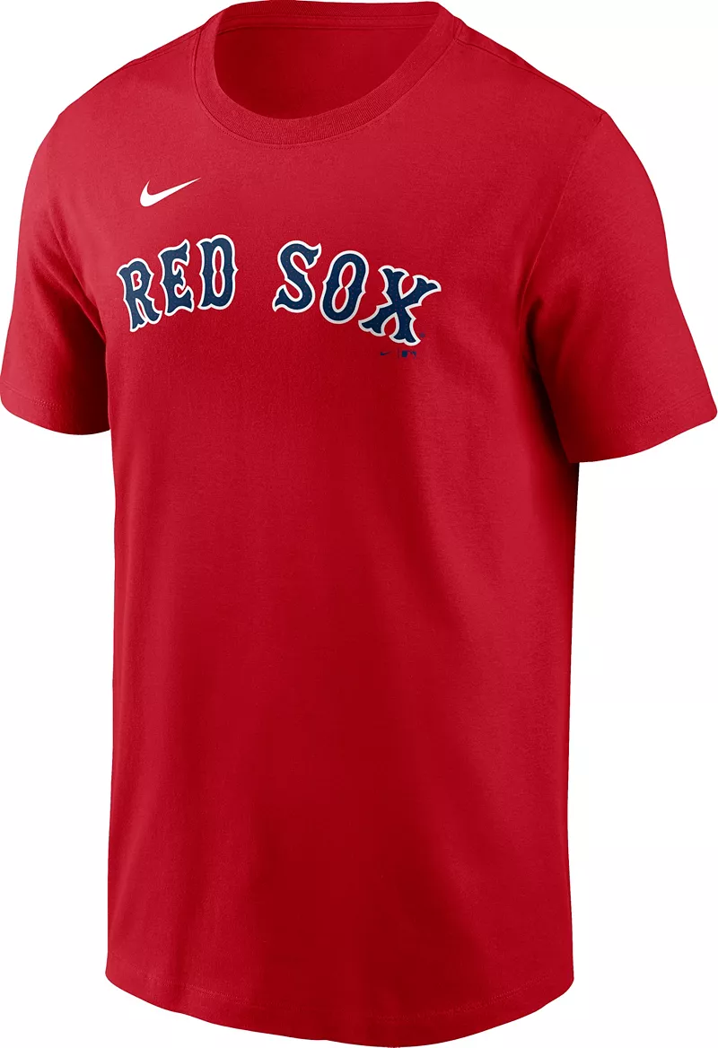 

Мужская красная футболка Nike Boston Red Sox Trevor Story #10