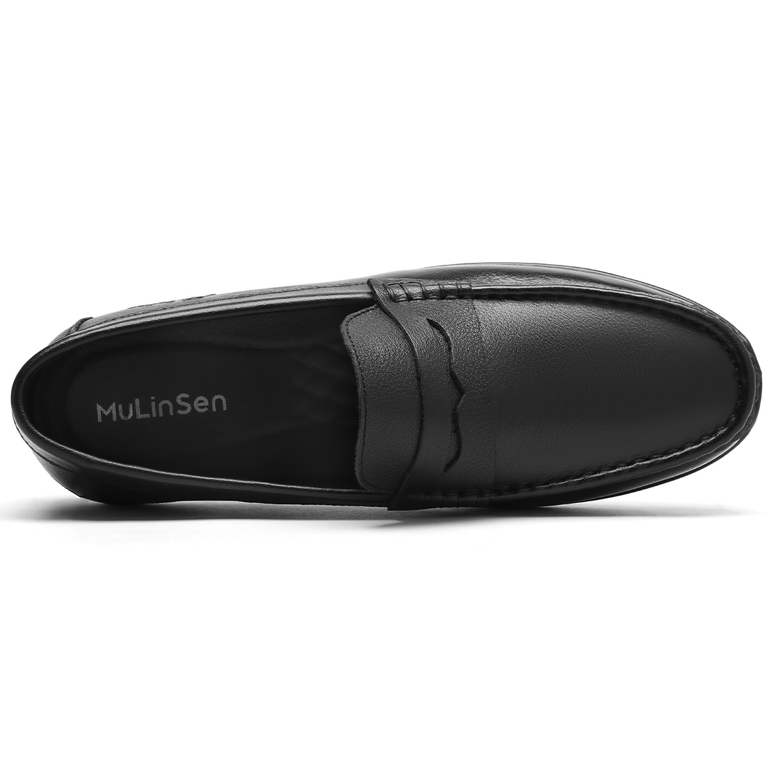 Mulinsen Мужские повседневные кроссовки Low Top черные, цвет Black — фото 3
